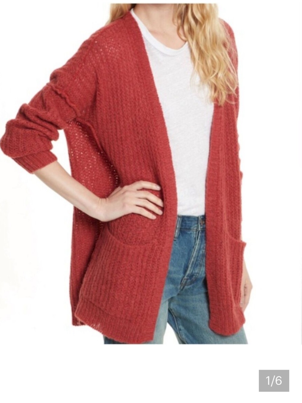 Free People Weekend Get-a-way Cardigan